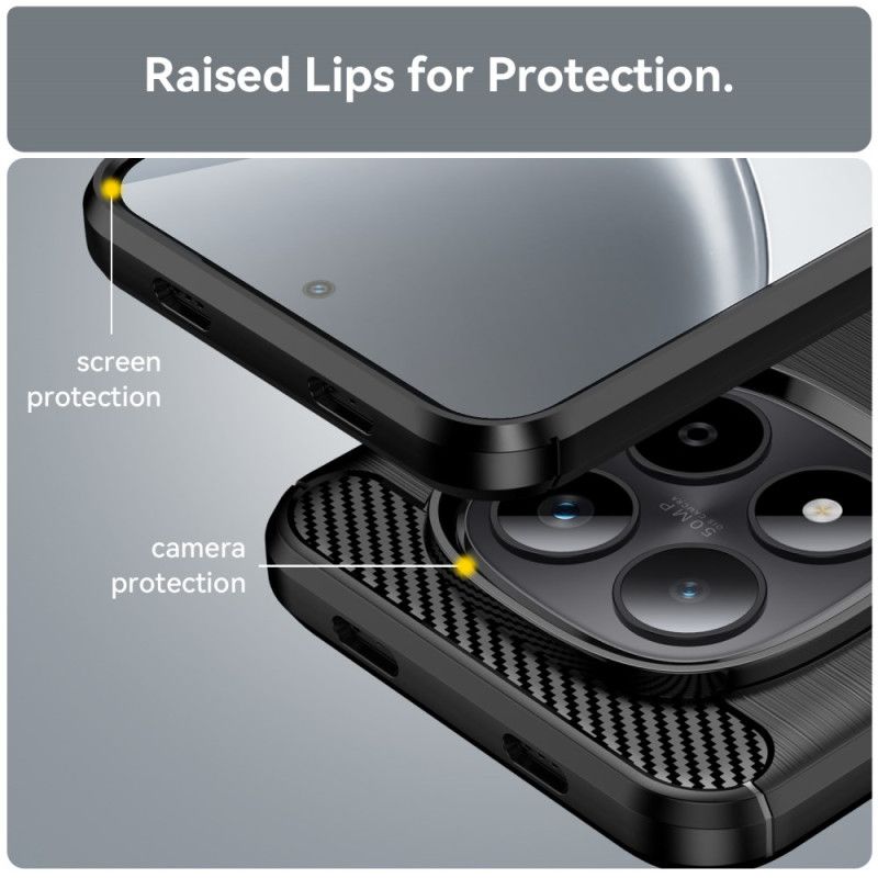 Coque Xiaomi Redmi Note 15 Pro 5G Fibre Carbone Brossée