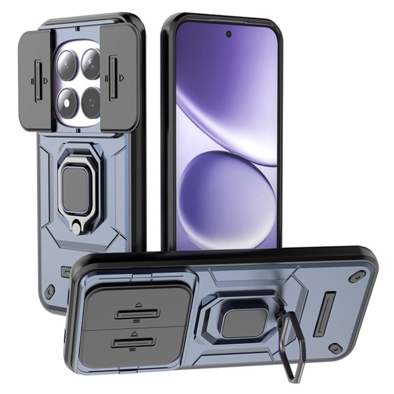 Coque Xiaomi Redmi Note 15 Pro 5G Ring Résistante avec Cache-Objectif