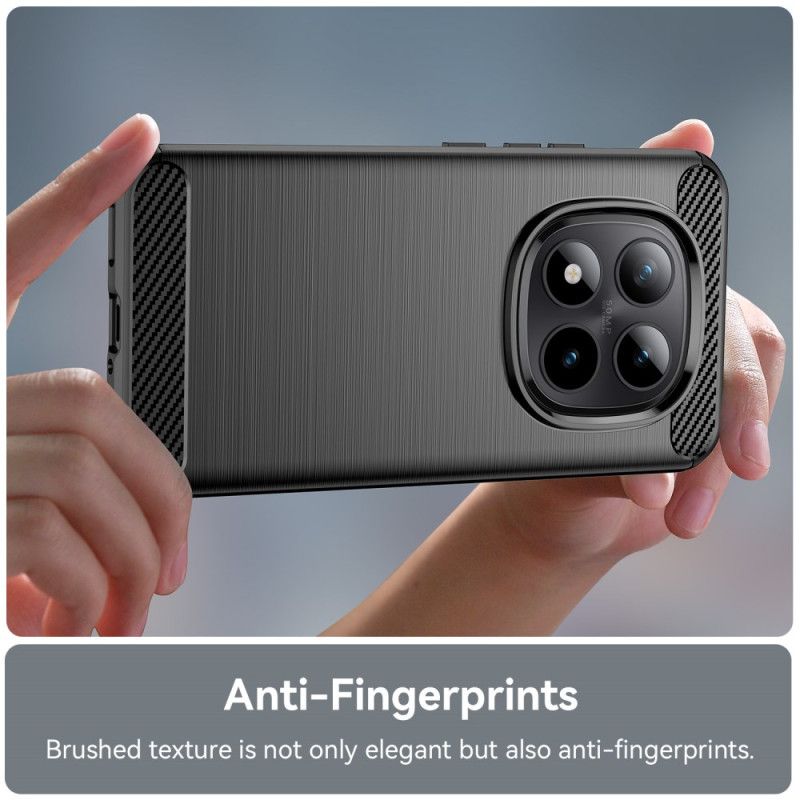 Coque Xiaomi Redmi Note 15 Pro Plus 5G / Poco M8 Pro 5G Fibre Carbone Brossée