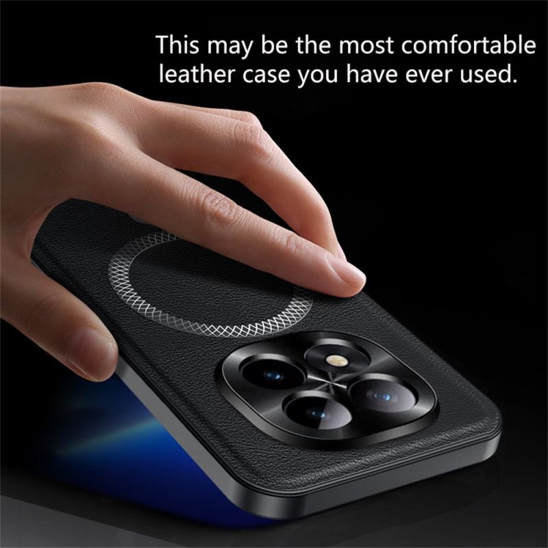 Coque Xiaomi Redmi Note 15 Pro Plus 5G / Poco M8 Pro 5G Magnétique Effet Cuir