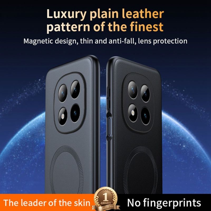 Coque Xiaomi Redmi Note 15 Pro Plus 5G / Poco M8 Pro 5G Magnétique Effet Cuir