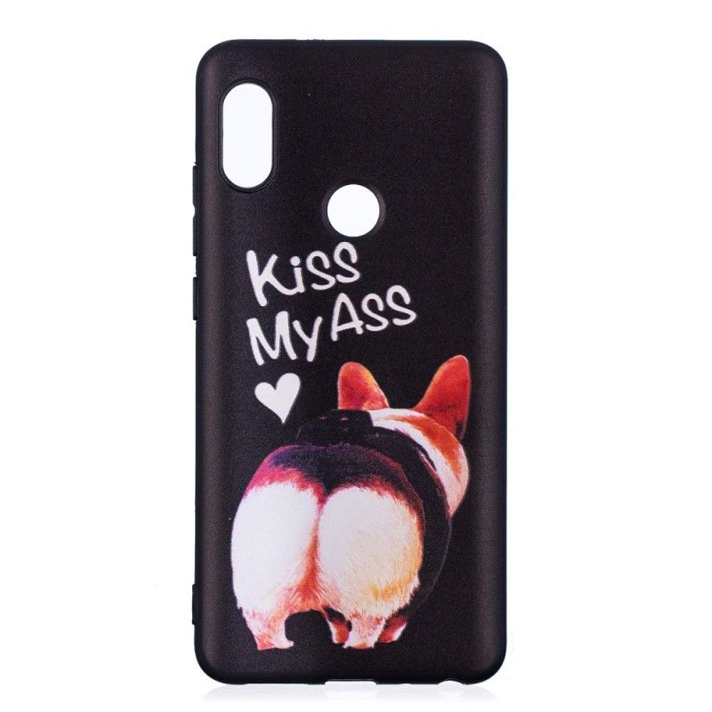 Coque Xiaomi Redmi Note 5 En Relief Kiss My Ass