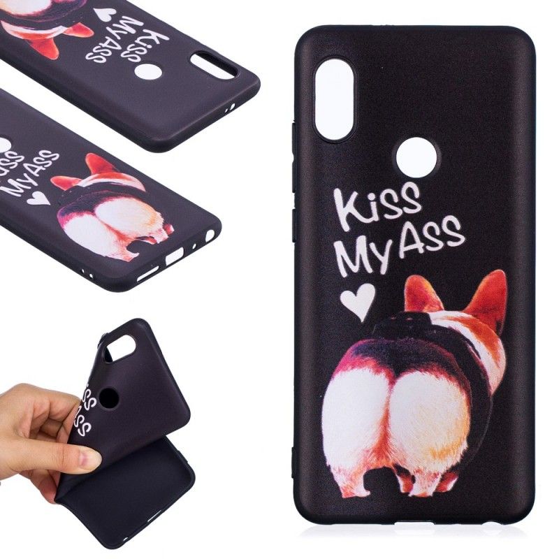 Coque Xiaomi Redmi Note 5 En Relief Kiss My Ass