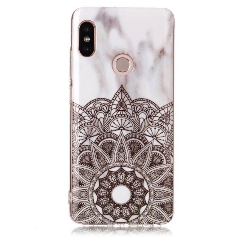 Coque Xiaomi Redmi Note 5 Mandala Marbré