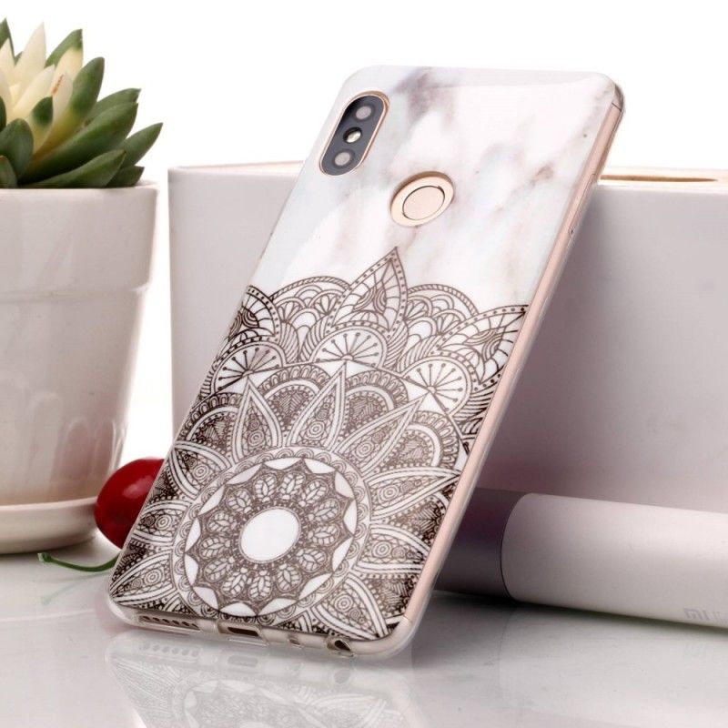 Coque Xiaomi Redmi Note 5 Mandala Marbré