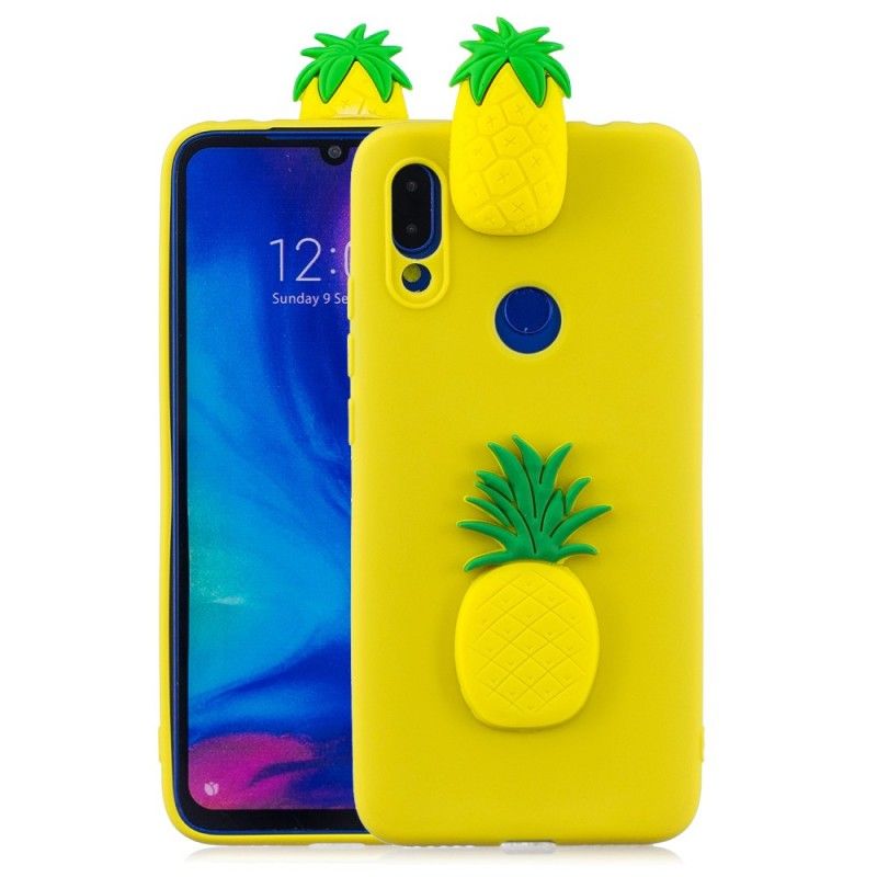 Coque Xiaomi Redmi Note 7 3d Ananas