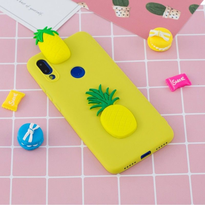 Coque Xiaomi Redmi Note 7 3d Ananas