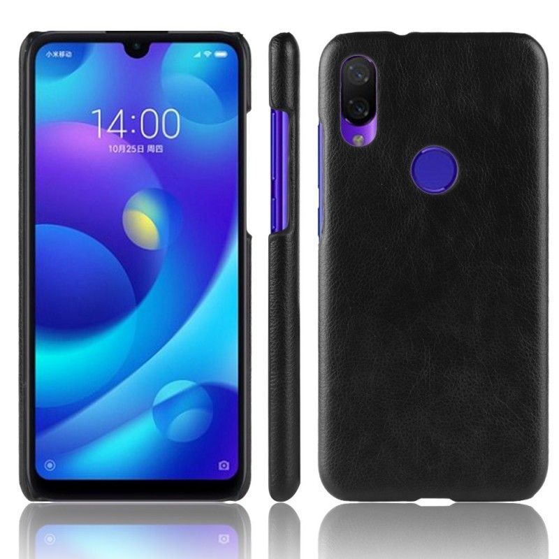 Coque Xiaomi Redmi Note 7 Effet Cuir Litchi