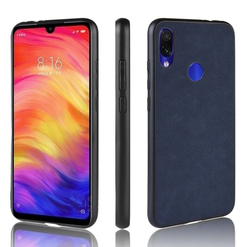 Coque Xiaomi Redmi Note 7 Effet Cuir Look Vintage