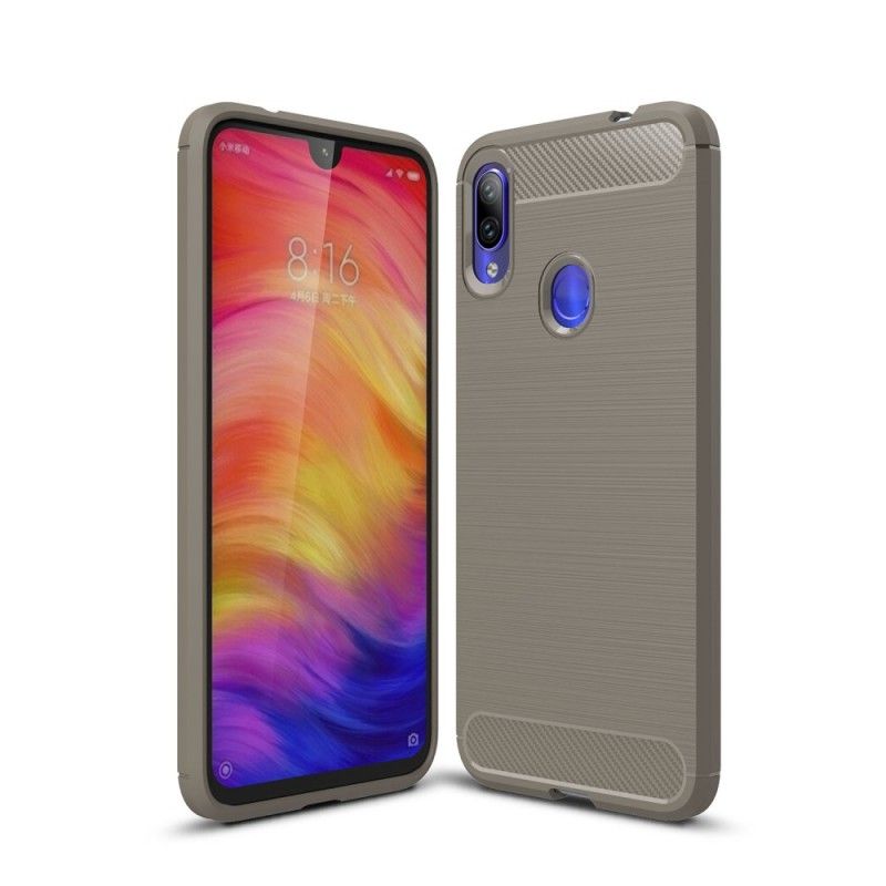 Coque Xiaomi Redmi Note 7 Fibre Carbone Brossée