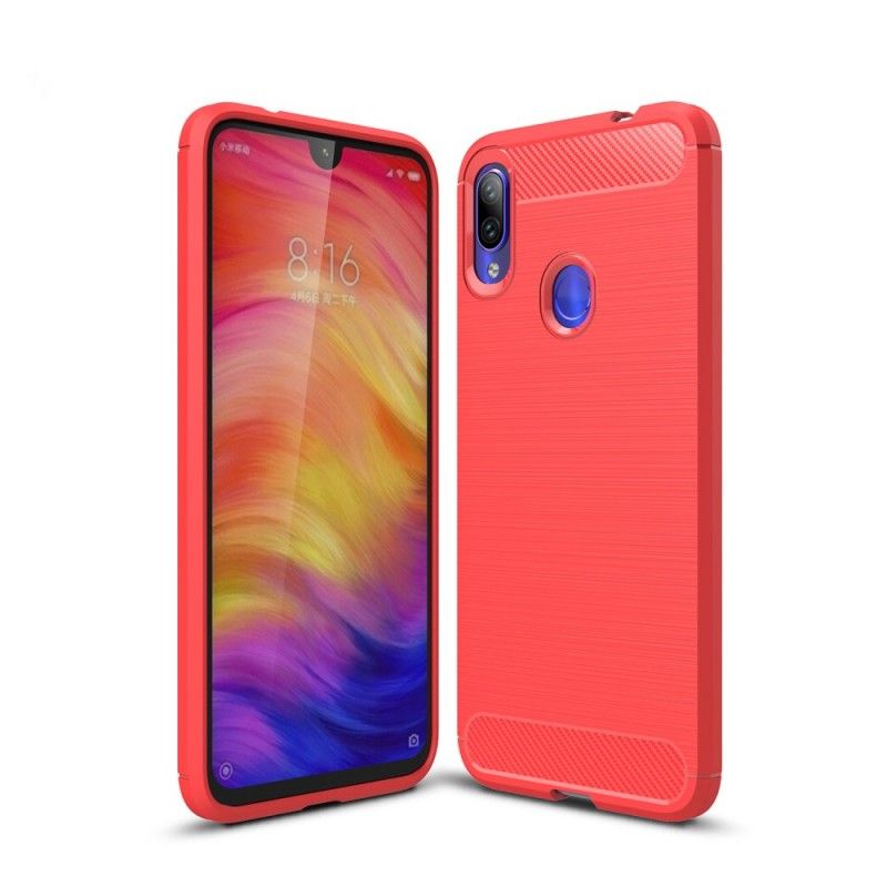 Coque Xiaomi Redmi Note 7 Fibre Carbone Brossée