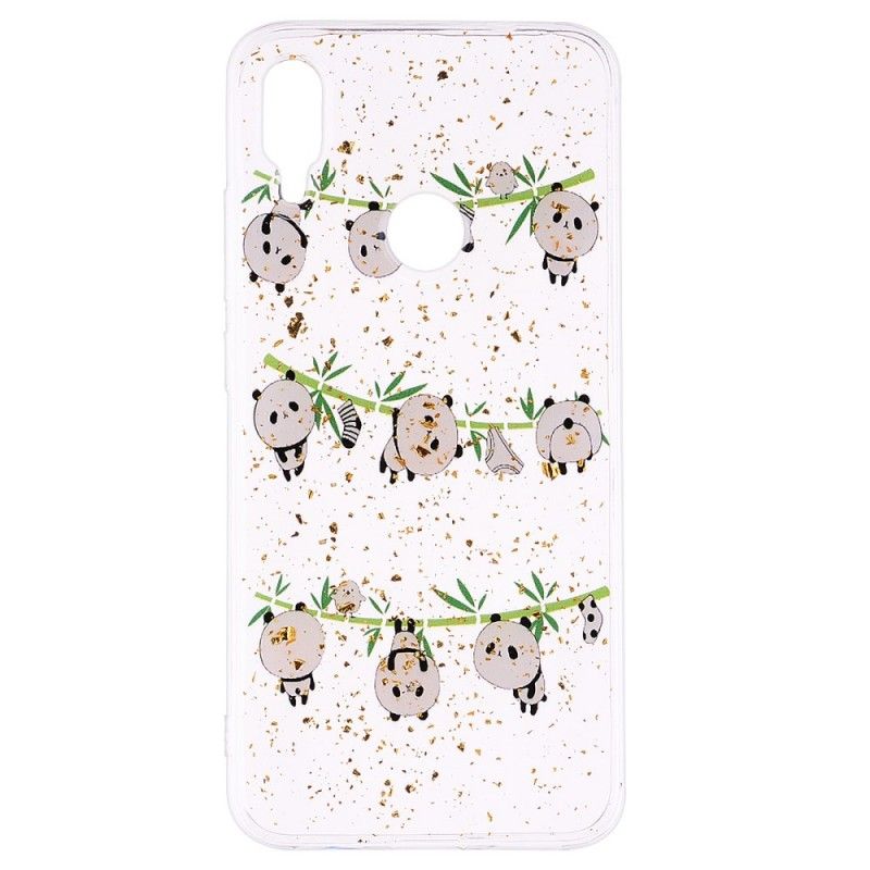 Coque Xiaomi Redmi Note 7 Pandas Sur La Corde À Linge