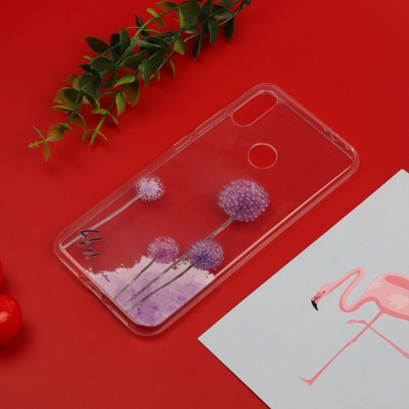 Coque Xiaomi Redmi Note 7 Transparente Pissenlits Colorés