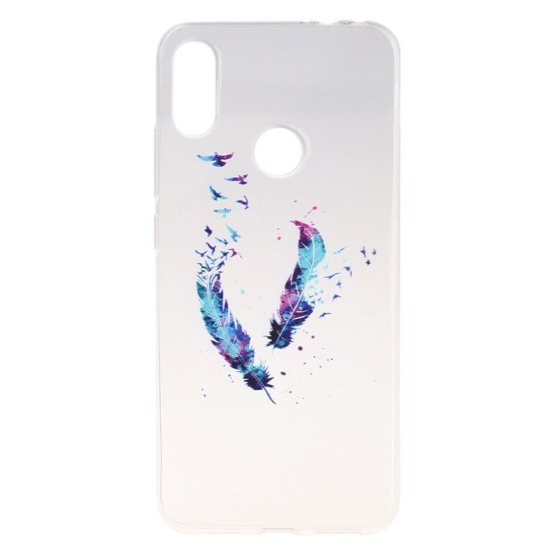 Coque Xiaomi Redmi Note 7 Transparente Plumes