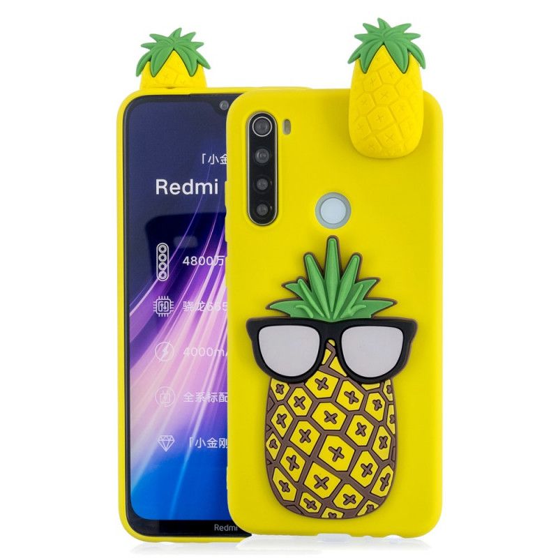 Coque Xiaomi Redmi Note 8 3d Cool Ananas