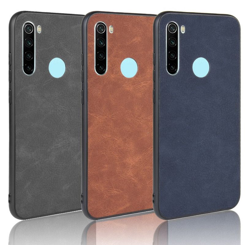 Coque Xiaomi Redmi Note 8 Effet Cuir Premium