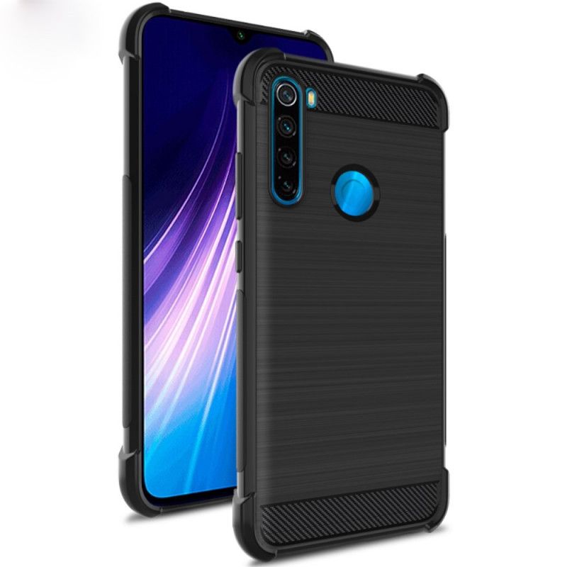 Coque Xiaomi Redmi Note 8 Fibre Carbone Brossée Imak