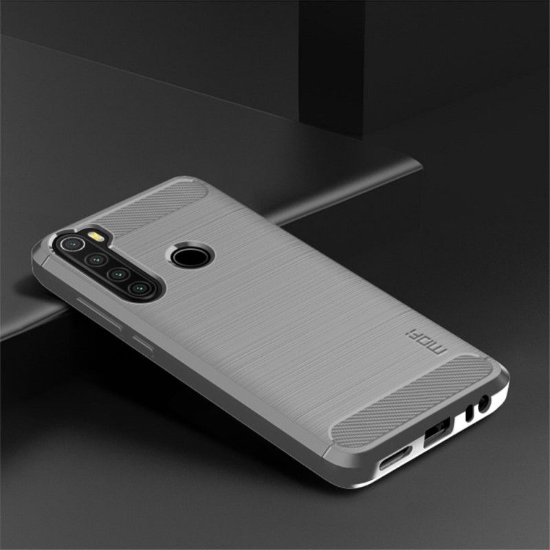 Coque Xiaomi Redmi Note 8 Fibre Carbone Brossée Mofi