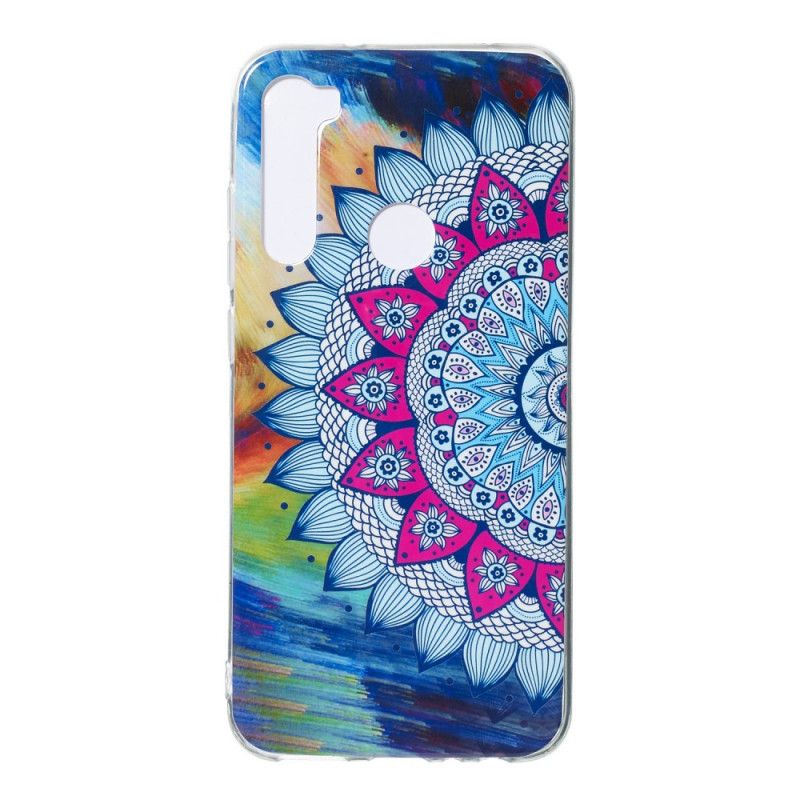 Coque Xiaomi Redmi Note 8 Mandala Coloré Fluorescente