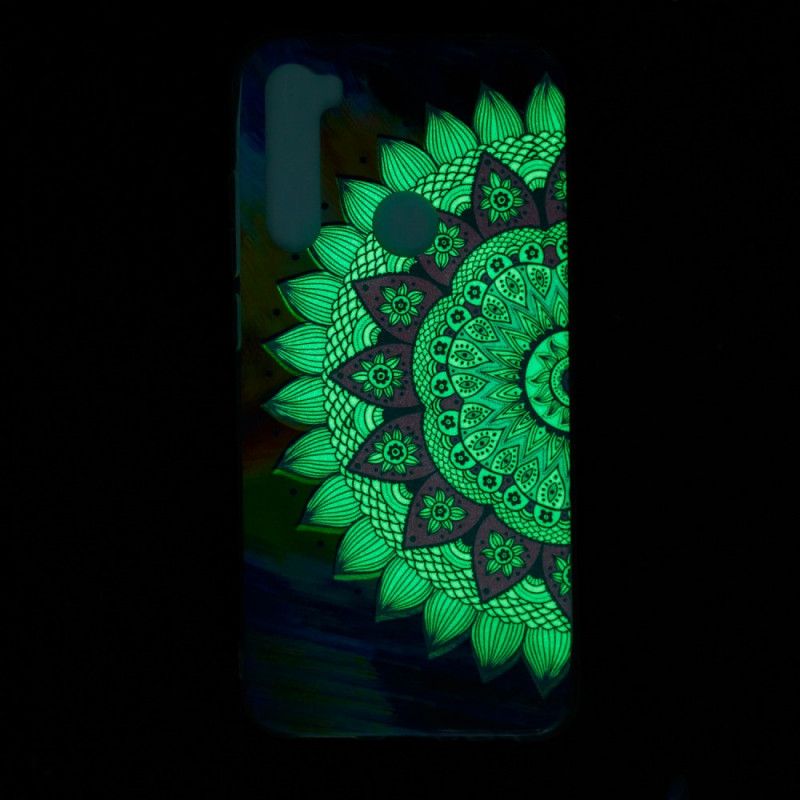 Coque Xiaomi Redmi Note 8 Mandala Coloré Fluorescente