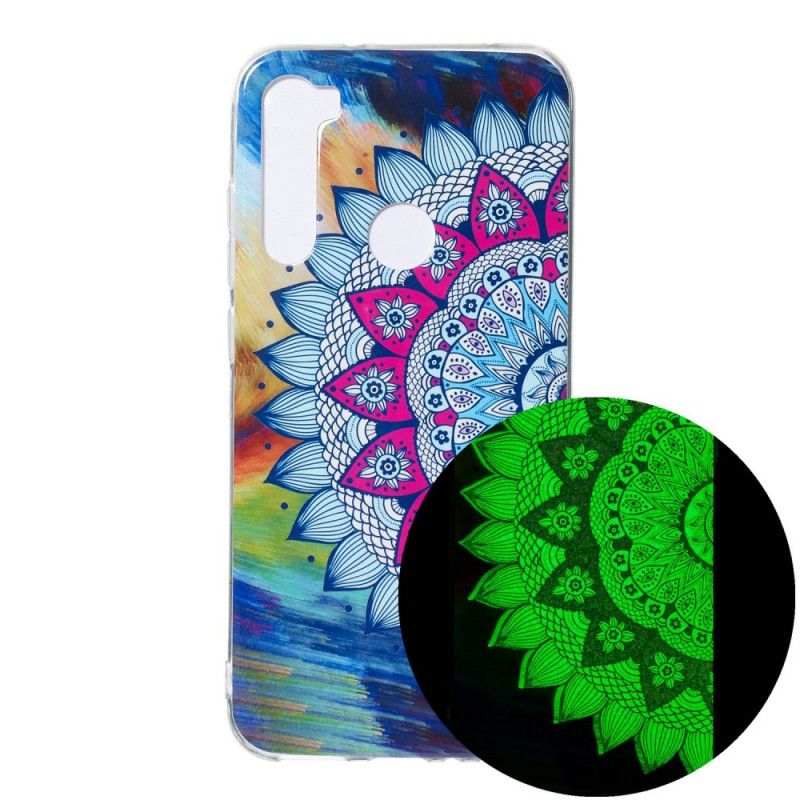 Coque Xiaomi Redmi Note 8 Mandala Coloré Fluorescente