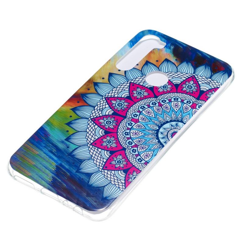 Coque Xiaomi Redmi Note 8 Mandala Coloré Fluorescente