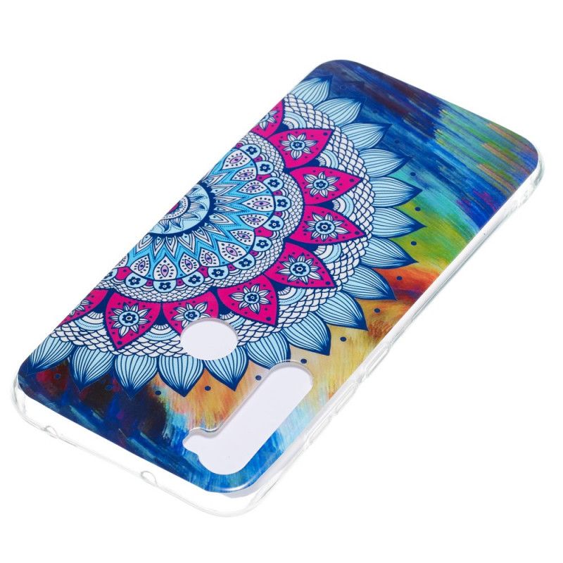 Coque Xiaomi Redmi Note 8 Mandala Coloré Fluorescente