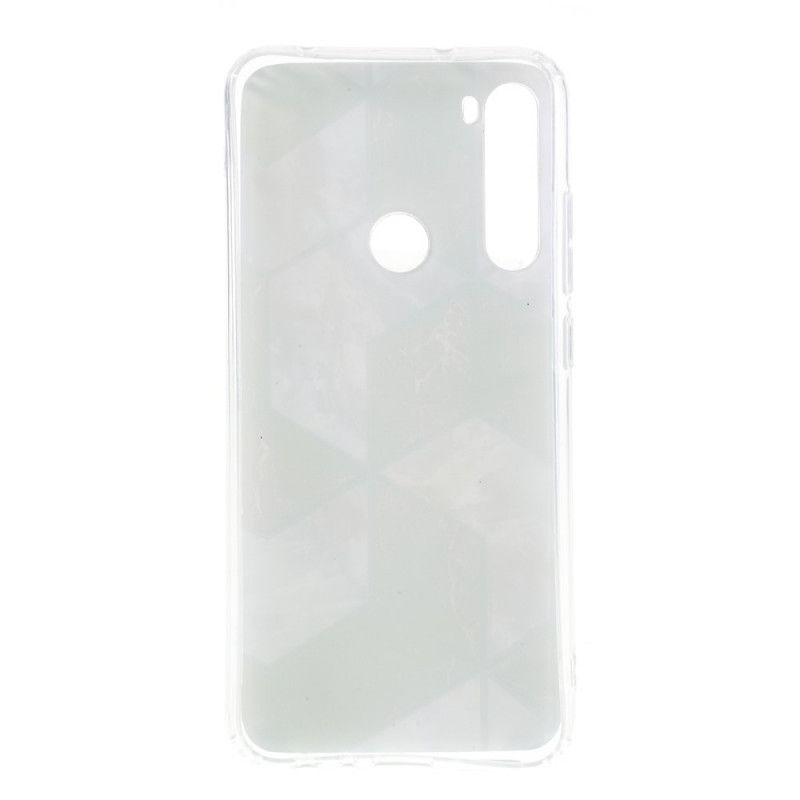 Coque Xiaomi Redmi Note 8 Marbre Géométrie Colorée