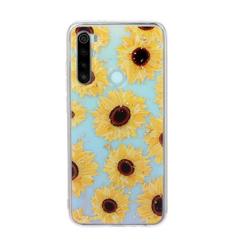 Coque Xiaomi Redmi Note 8 Multiples Tournesols