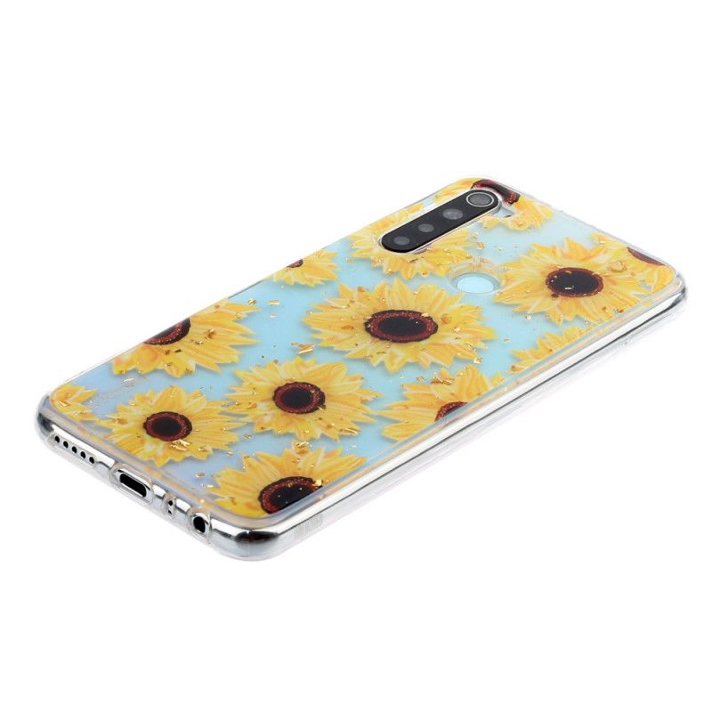 Coque Xiaomi Redmi Note 8 Multiples Tournesols