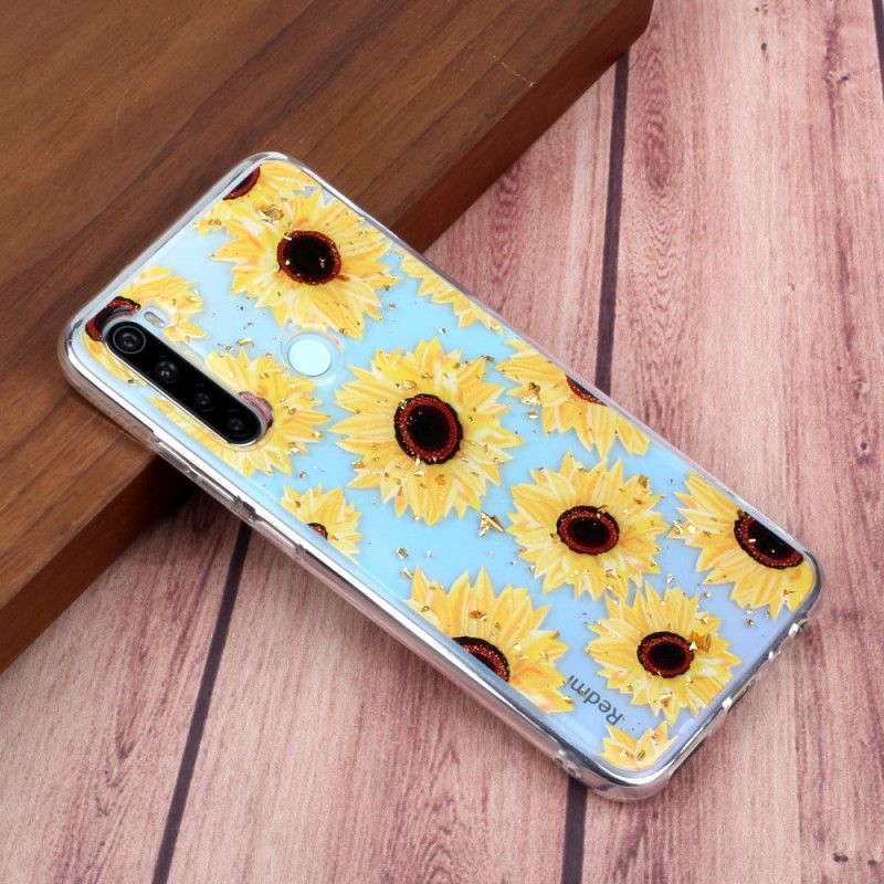 Coque Xiaomi Redmi Note 8 Multiples Tournesols