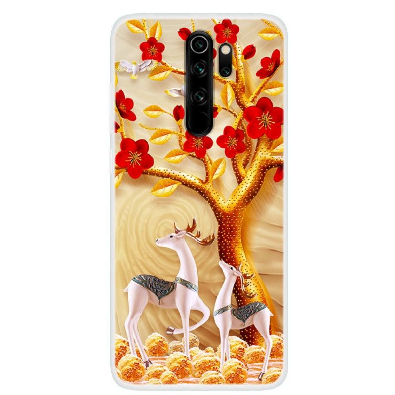 Coque Xiaomi Redmi Note 8 Pro Arbre Doré