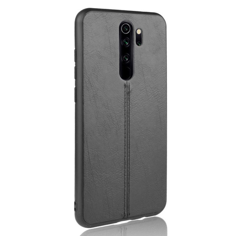 Coque Xiaomi Redmi Note 8 Pro Effet Cuir Couture