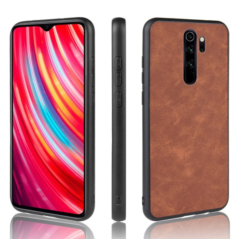 Coque Xiaomi Redmi Note 8 Pro Effet Cuir Look Vintage