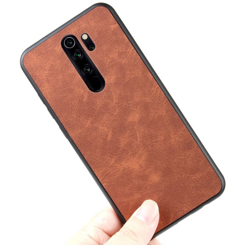 Coque Xiaomi Redmi Note 8 Pro Effet Cuir Look Vintage