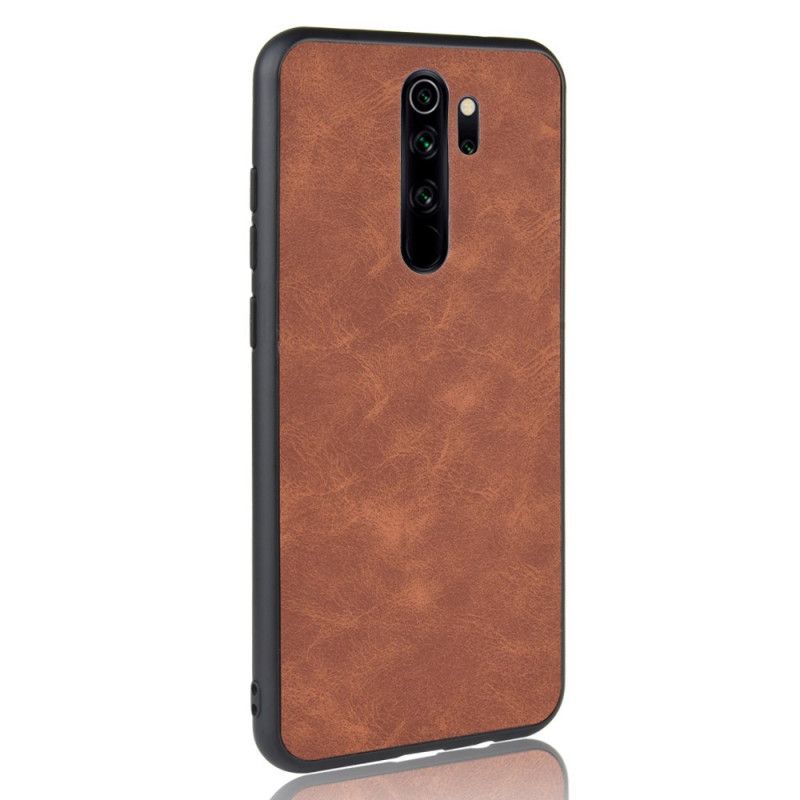 Coque Xiaomi Redmi Note 8 Pro Effet Cuir Look Vintage