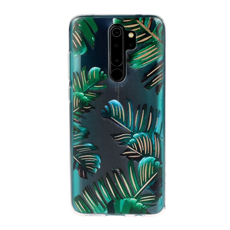 Coque Xiaomi Redmi Note 8 Pro Feuilles Vertes