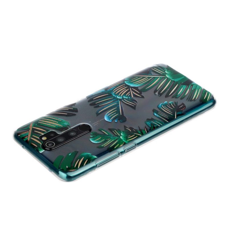 Coque Xiaomi Redmi Note 8 Pro Feuilles Vertes