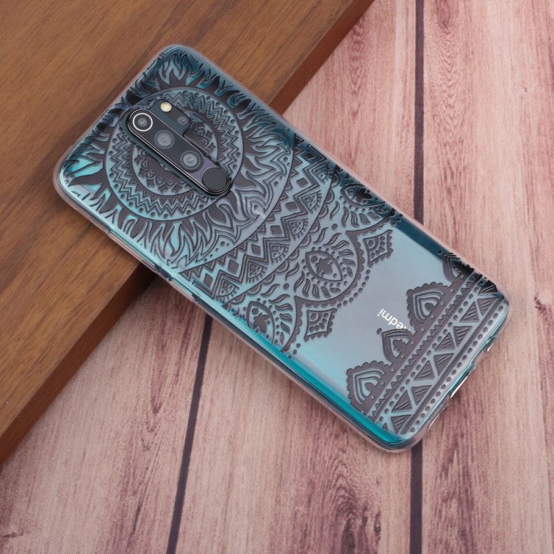 Coque Xiaomi Redmi Note 8 Pro Fleur Mandala