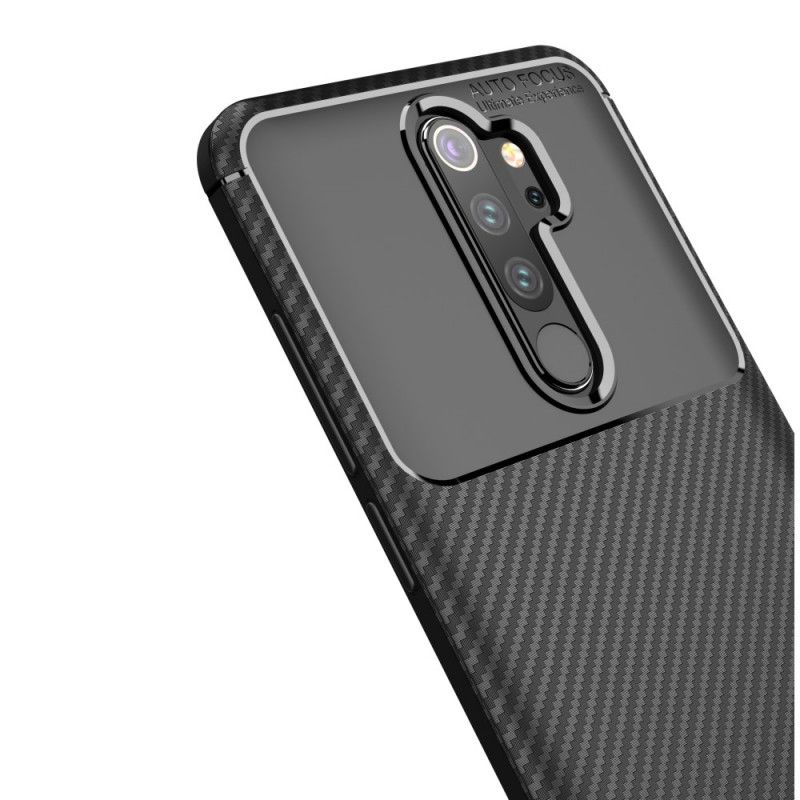 Coque Xiaomi Redmi Note 8 Pro Flexible Texture Fibre Carbone