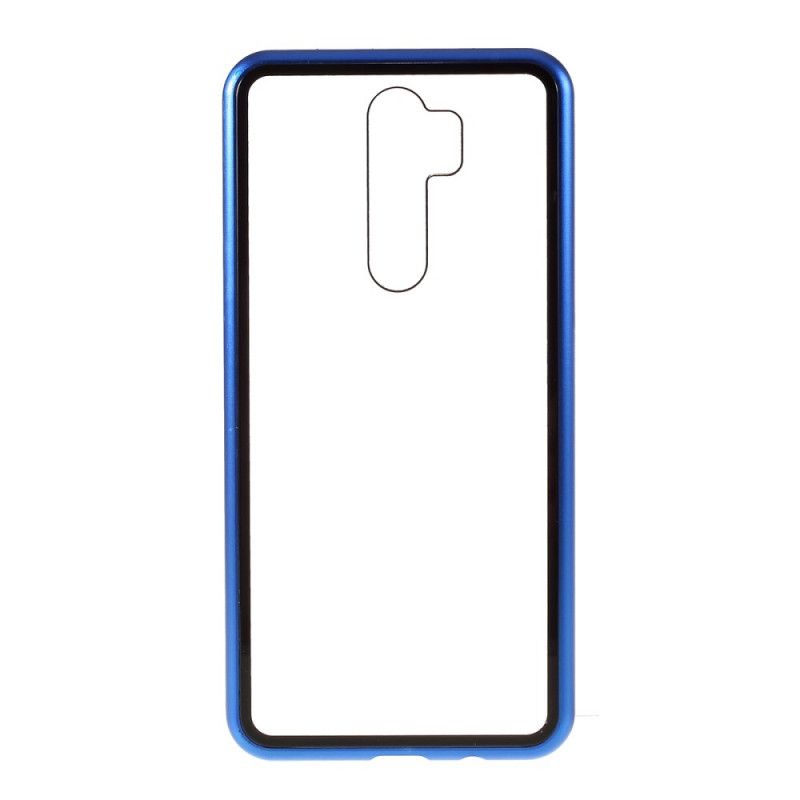 Coque Xiaomi Redmi Note 8 Pro Rebords Métal Et Verre Trempé