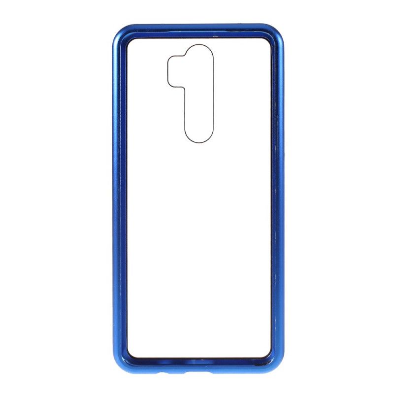 Coque Xiaomi Redmi Note 8 Pro Rebords Métal Et Verre Trempé