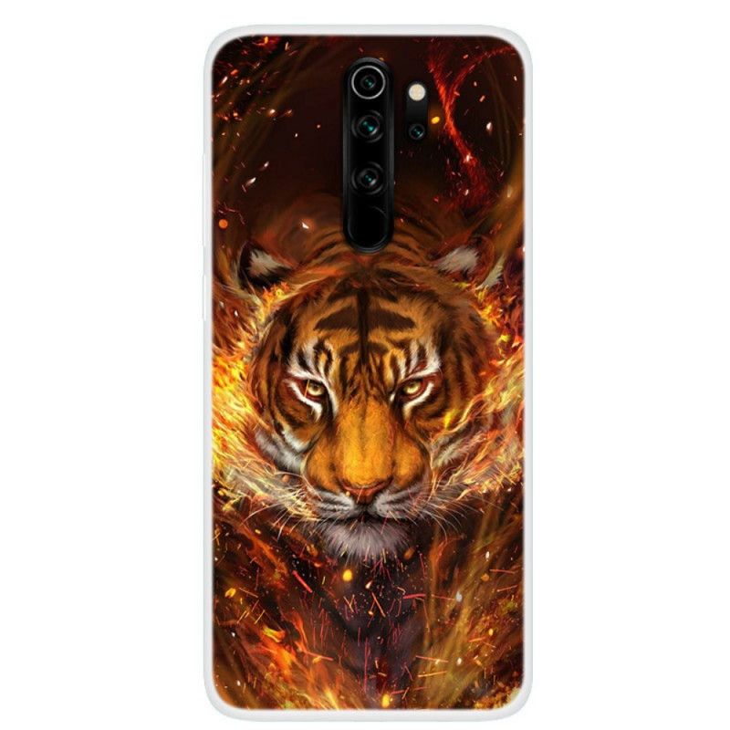 Coque Xiaomi Redmi Note 8 Pro Tigre De Feu