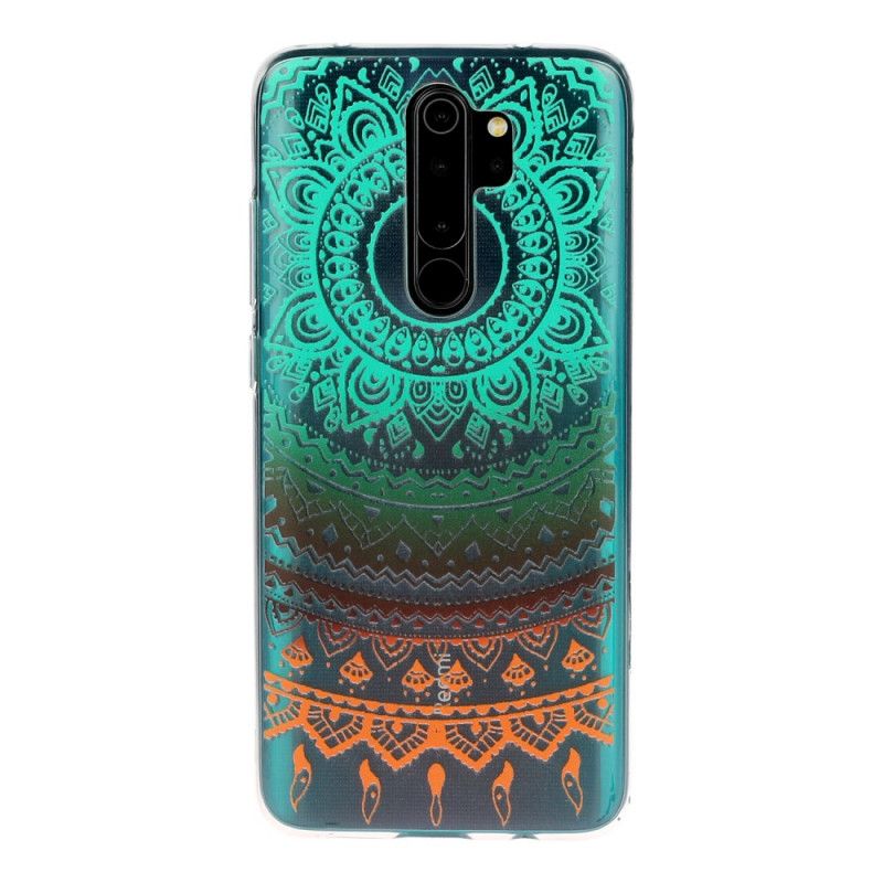 Coque Xiaomi Redmi Note 8 Pro Transparente Mandala Coloré