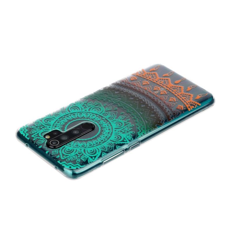 Coque Xiaomi Redmi Note 8 Pro Transparente Mandala Coloré