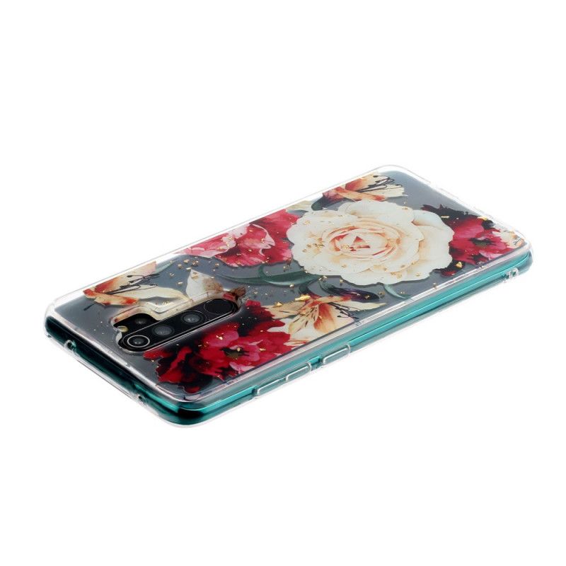 Coque Xiaomi Redmi Note 8 Pro Transparente Superbes Bouquets