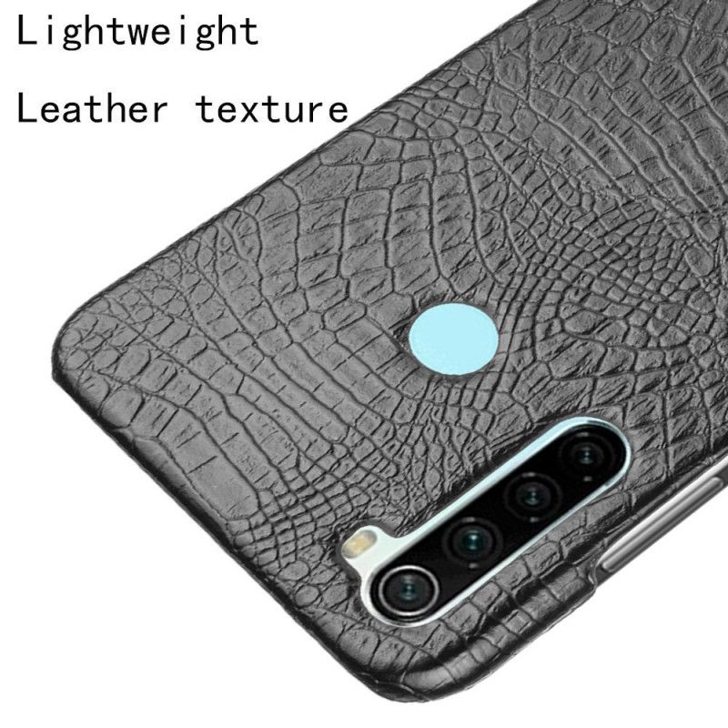 Coque Xiaomi Redmi Note 8 Style Peau De Crocodile