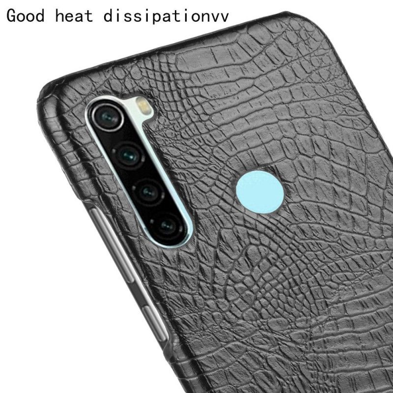 Coque Xiaomi Redmi Note 8 Style Peau De Crocodile