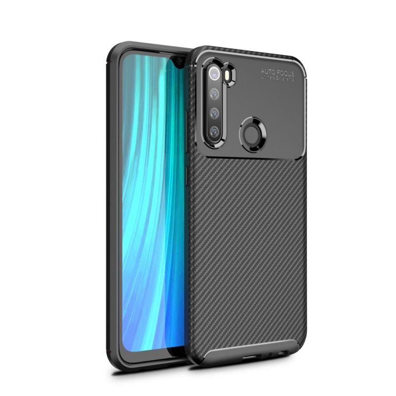 Coque Xiaomi Redmi Note 8 Texture Fibre Carbone Flexible