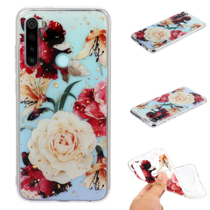 Coque Xiaomi Redmi Note 8 Transparente Superbes Bouquets